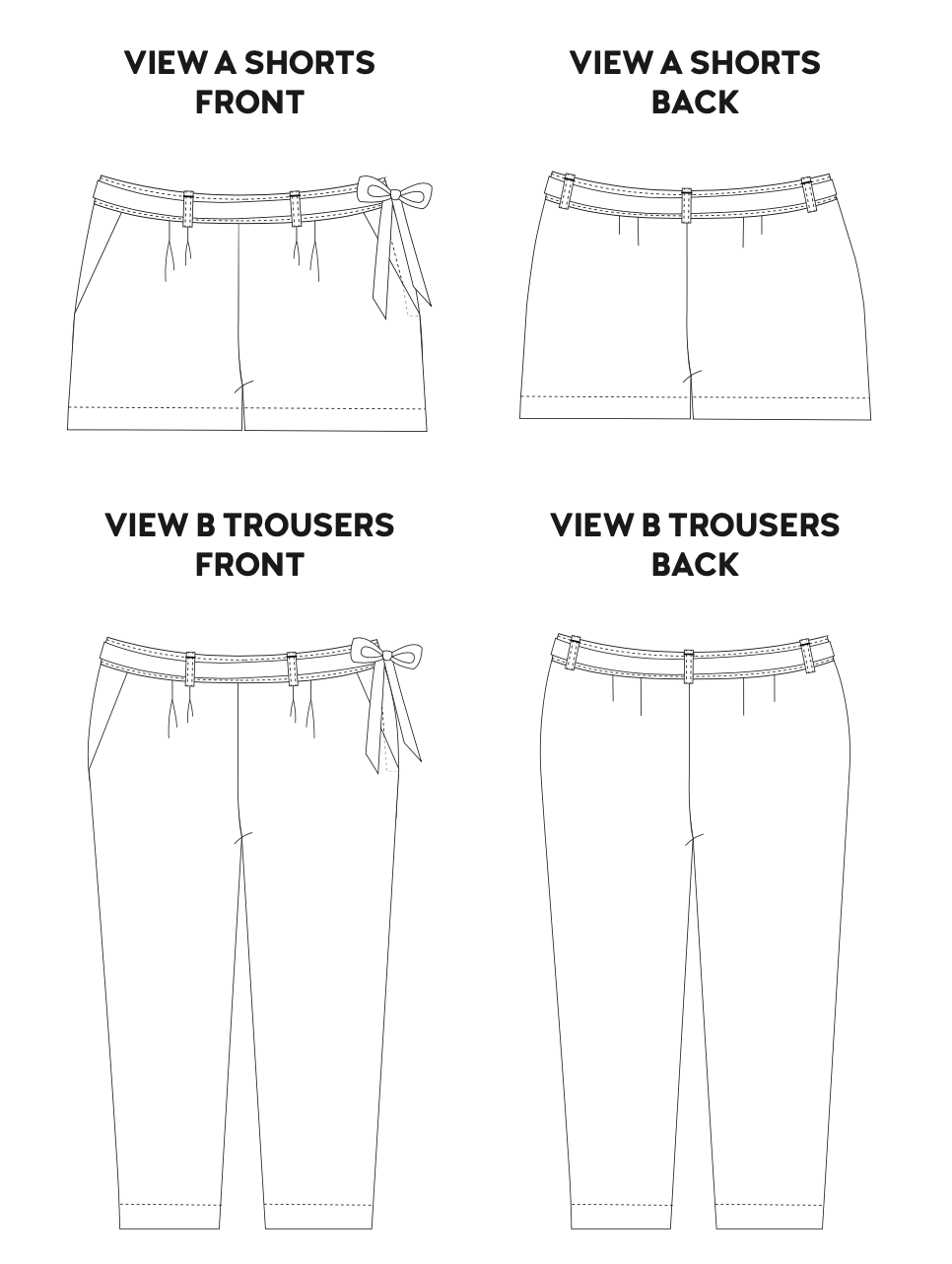 Chalk and Notch Crew Shorts and Trousers