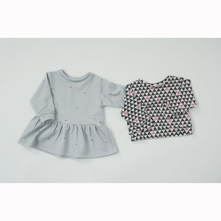 Pattern Paper Scissors Sparrow Sweatshirt & Dress