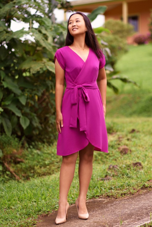 Itch to Stitch Petaluma Faux Wrap Dress