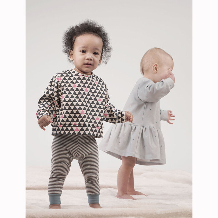 Pattern Paper Scissors Sparrow Sweatshirt & Dress