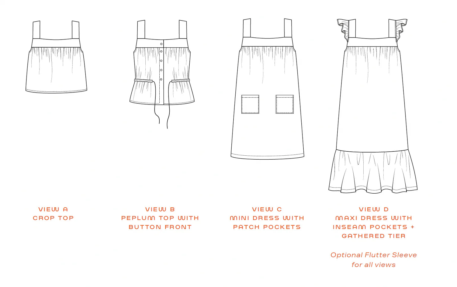 BF Patterns Daphne Dress and Top