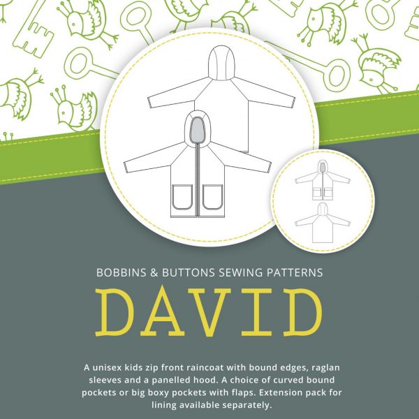 Bobbins and Buttons David Raincoat