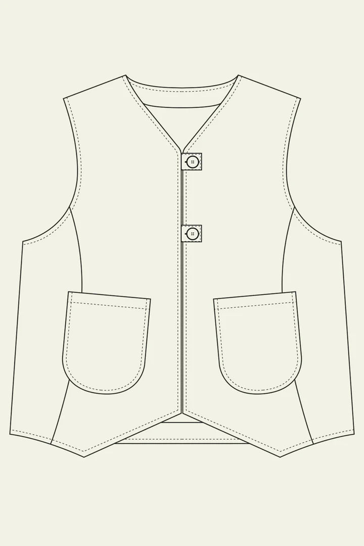 Modern Sewing Co. Devon Waistcoat