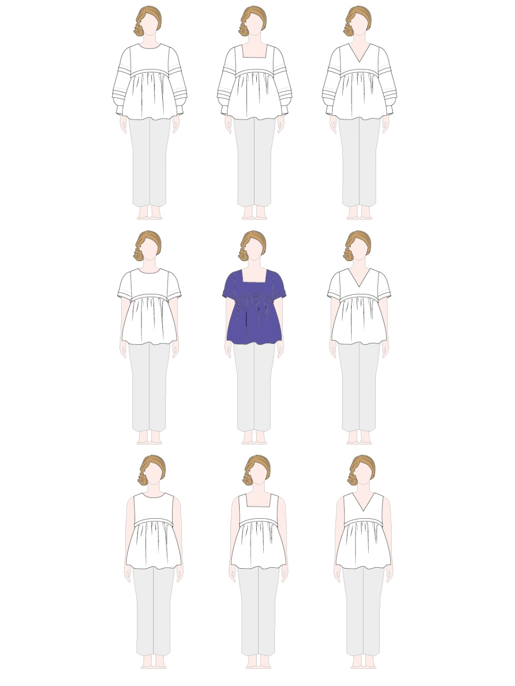Notches Dila Blouse and Dress