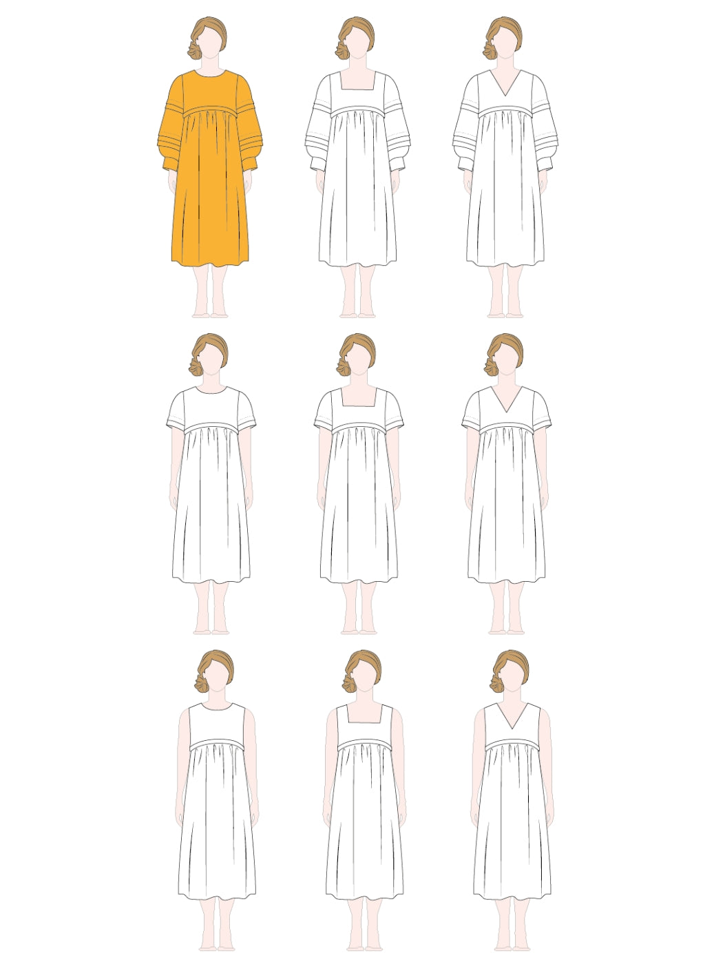 Notches Dila Blouse and Dress