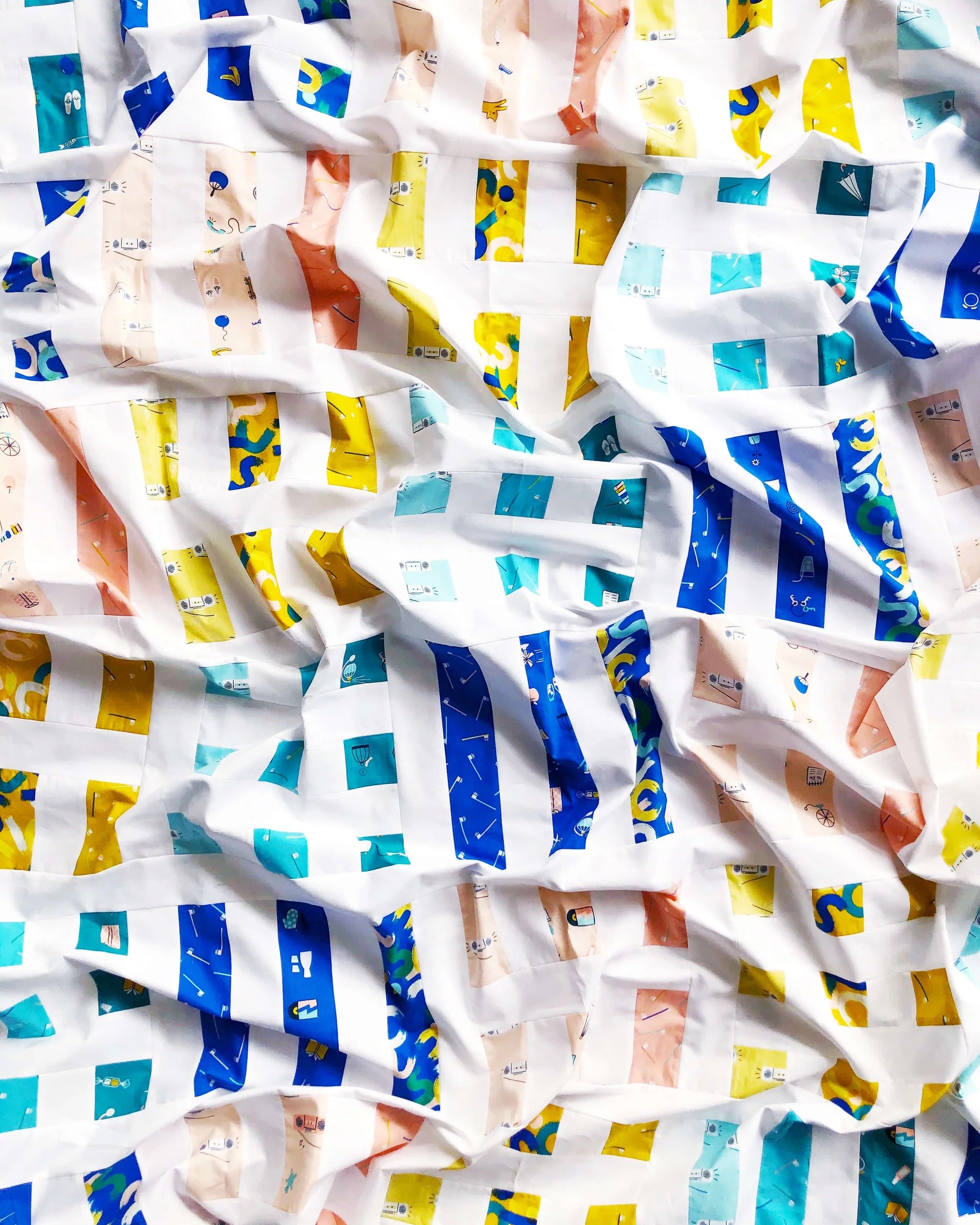 Modern Handcraft Dot and Dash Quilt