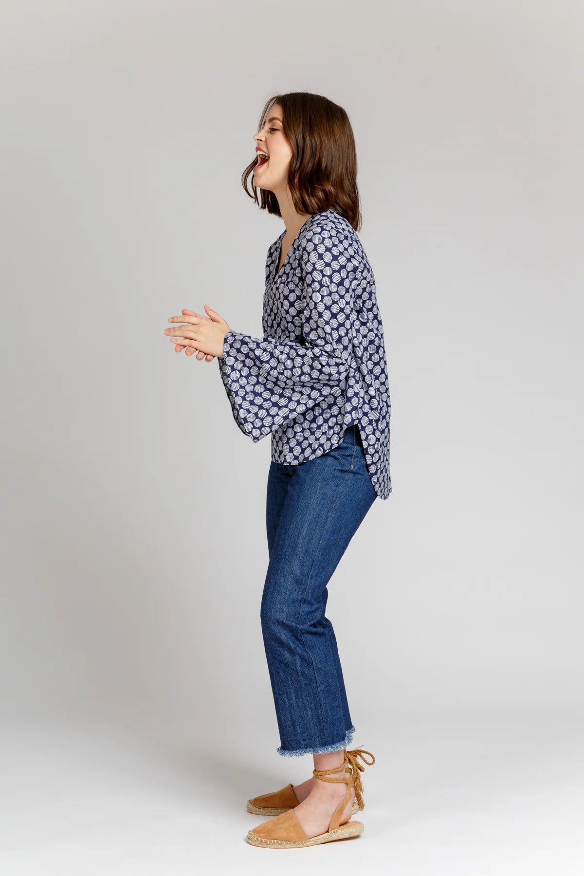 Megan Nielsen Dove Blouse