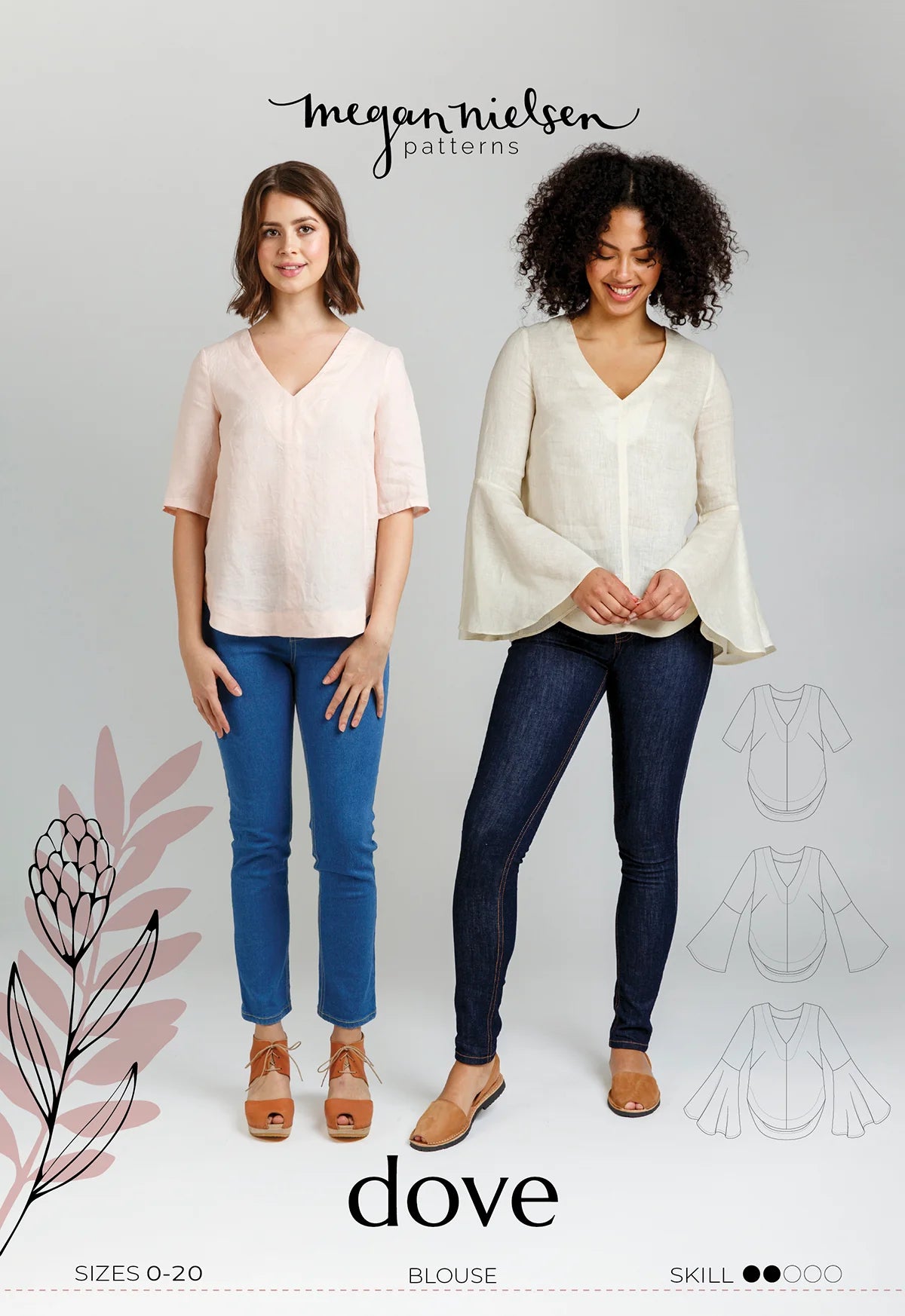 Megan Nielsen Dove Blouse