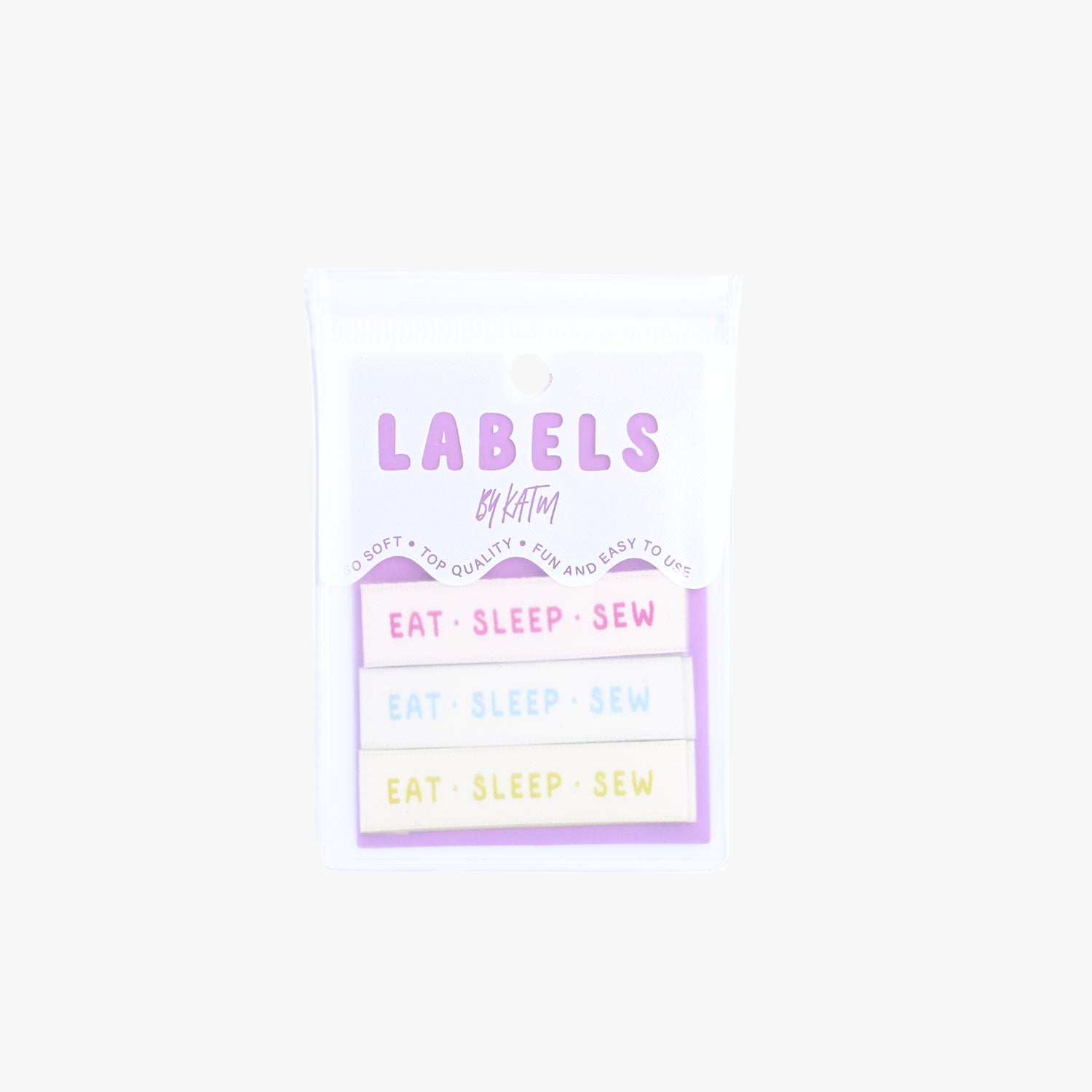 Kylie & The Machine 'Eat Sleep Sew' Labels