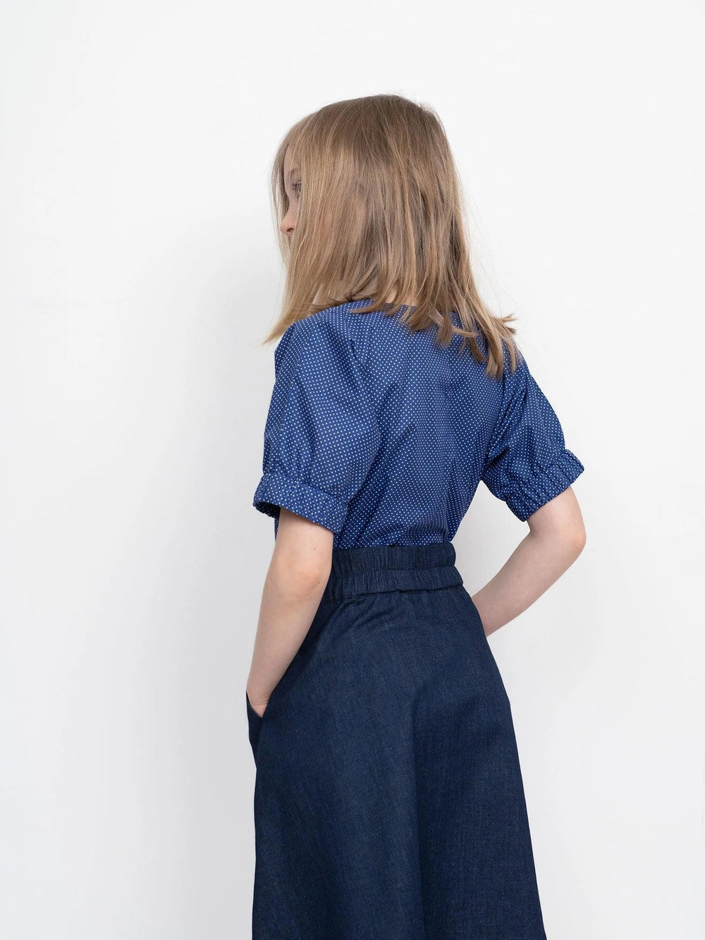The Assembly Line Mini Elastic Waist Skirt