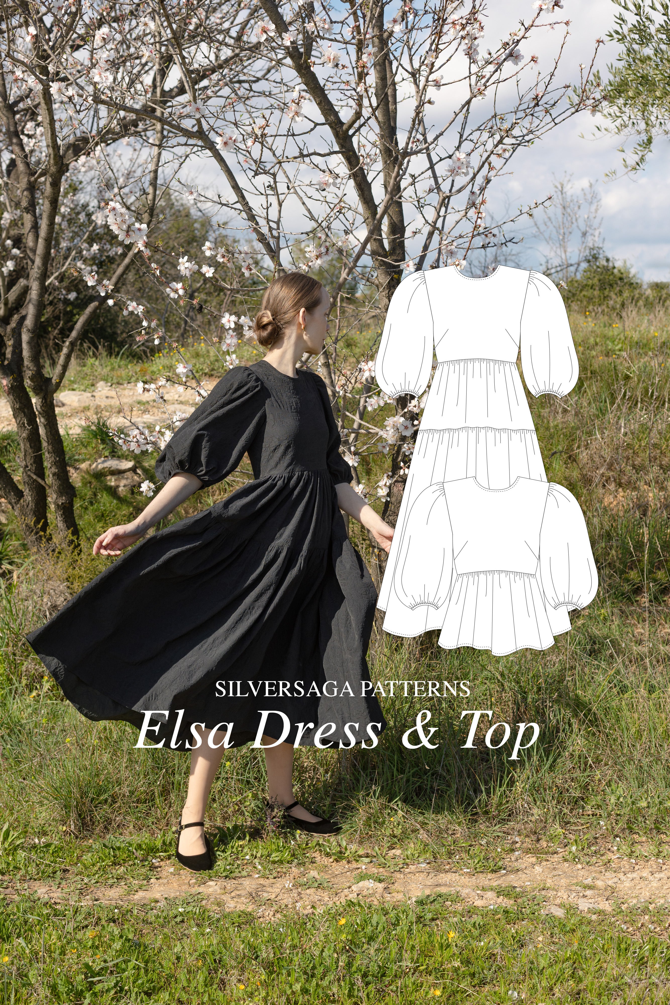 Silversaga Patterns Elsa Dress and Top