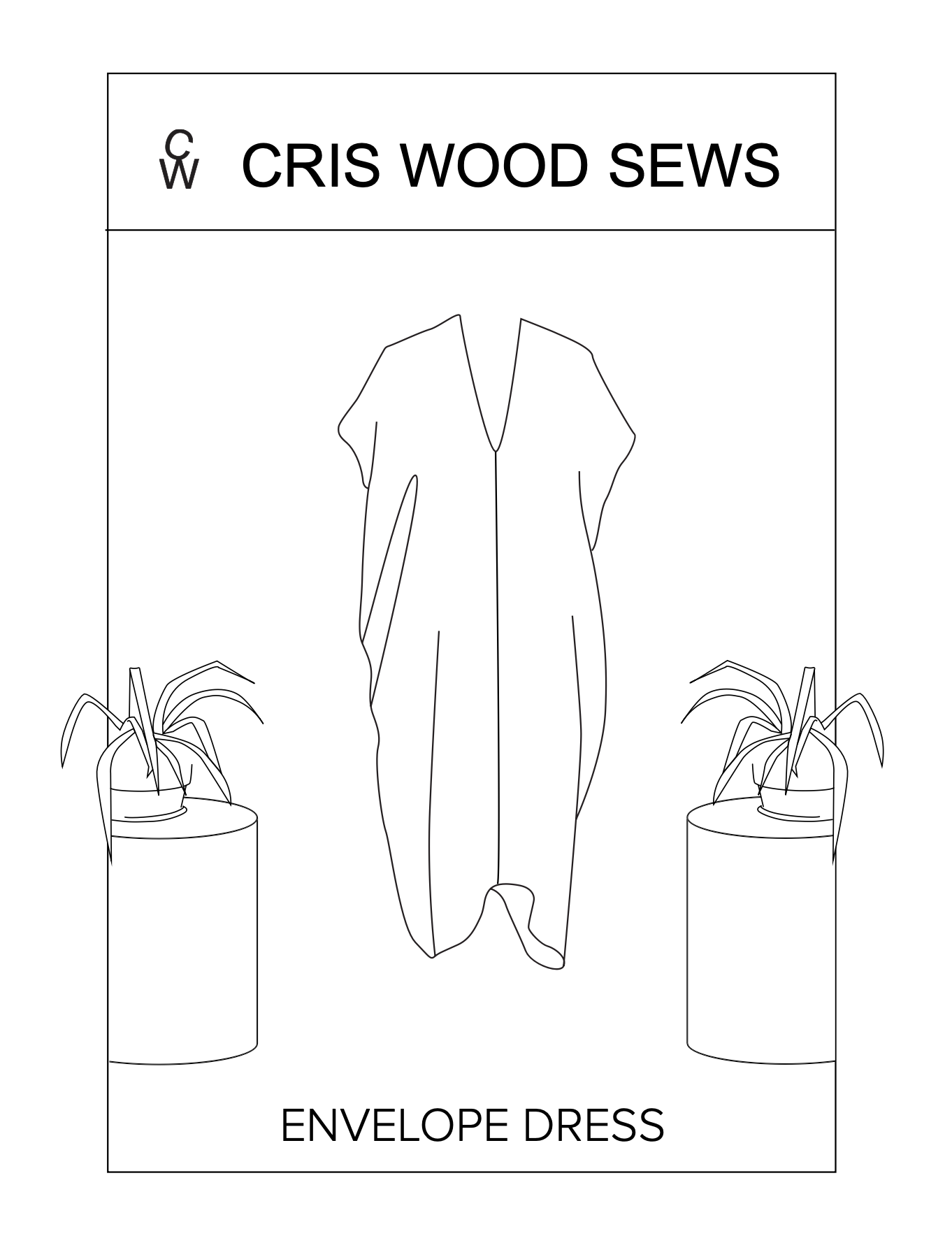 Cris Wood Sews Envelope Dress PDF