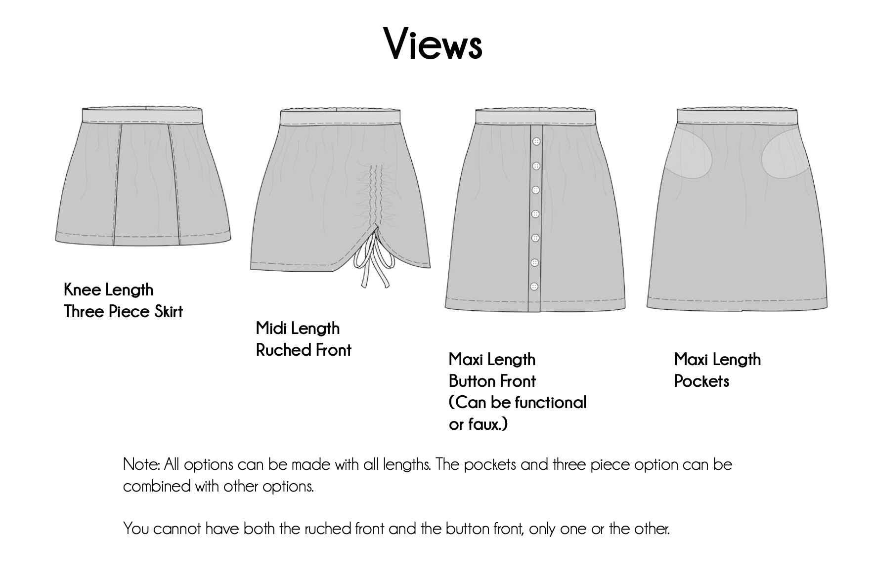 Waves & Wild Eucalyptus Skirt
