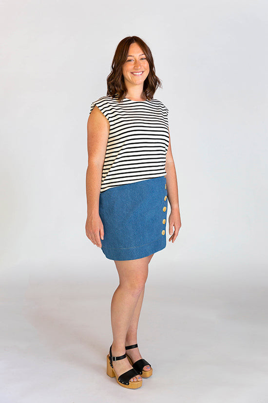 Chalk and Notch Evelyn Skirt