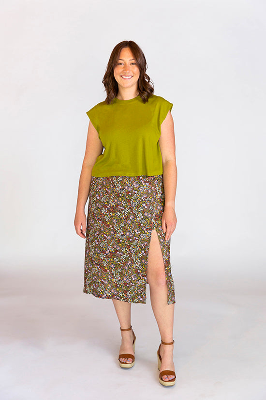 Chalk and Notch Evelyn Skirt
