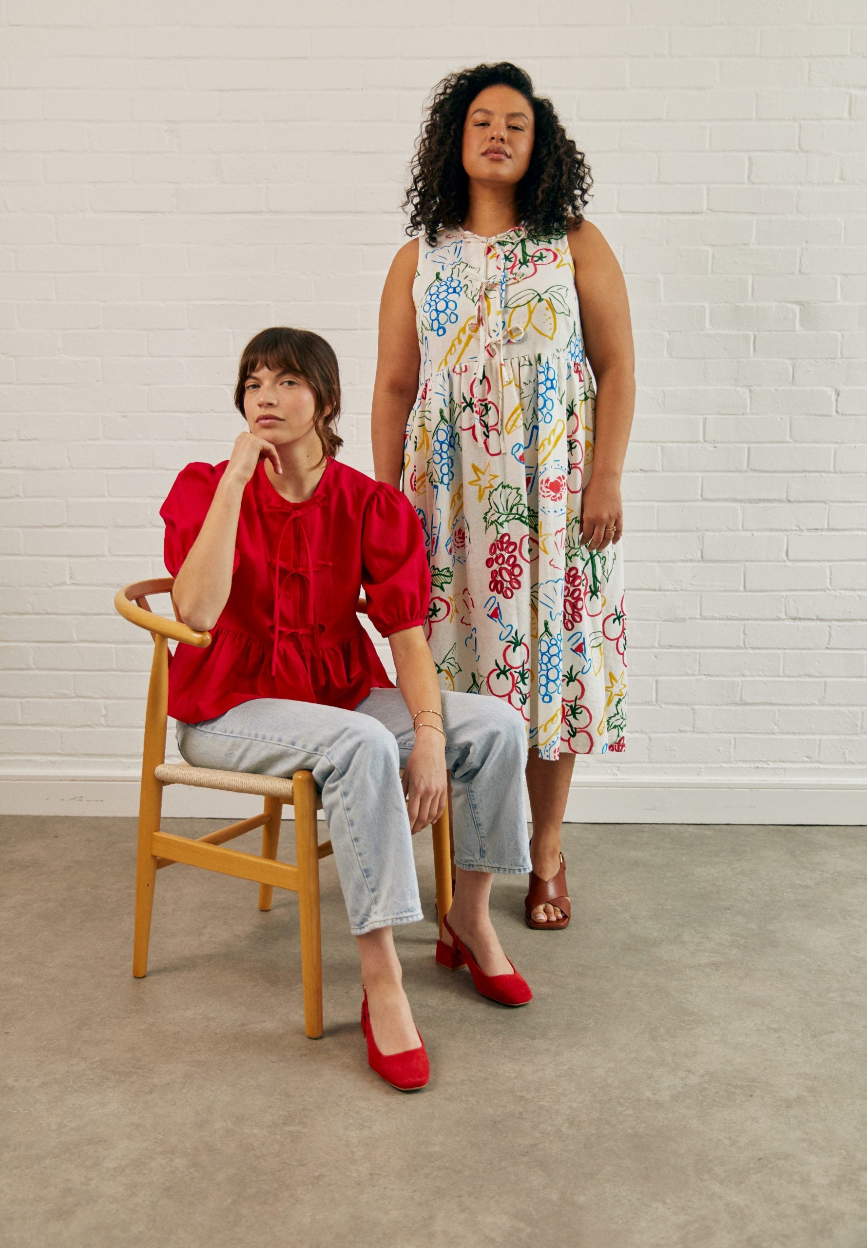 Fabric Godmother Fleur Dress and Blouse