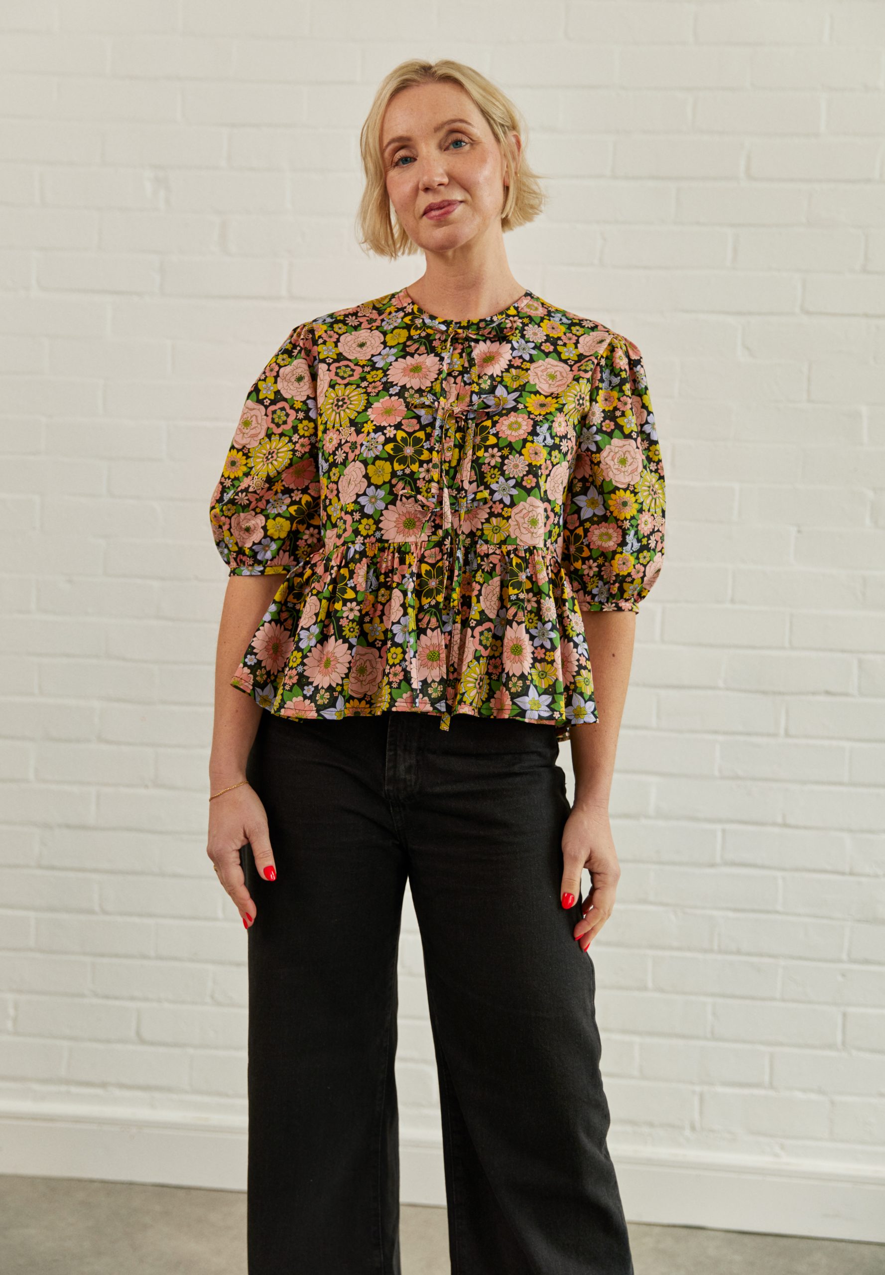 Fabric Godmother Fleur Dress and Blouse