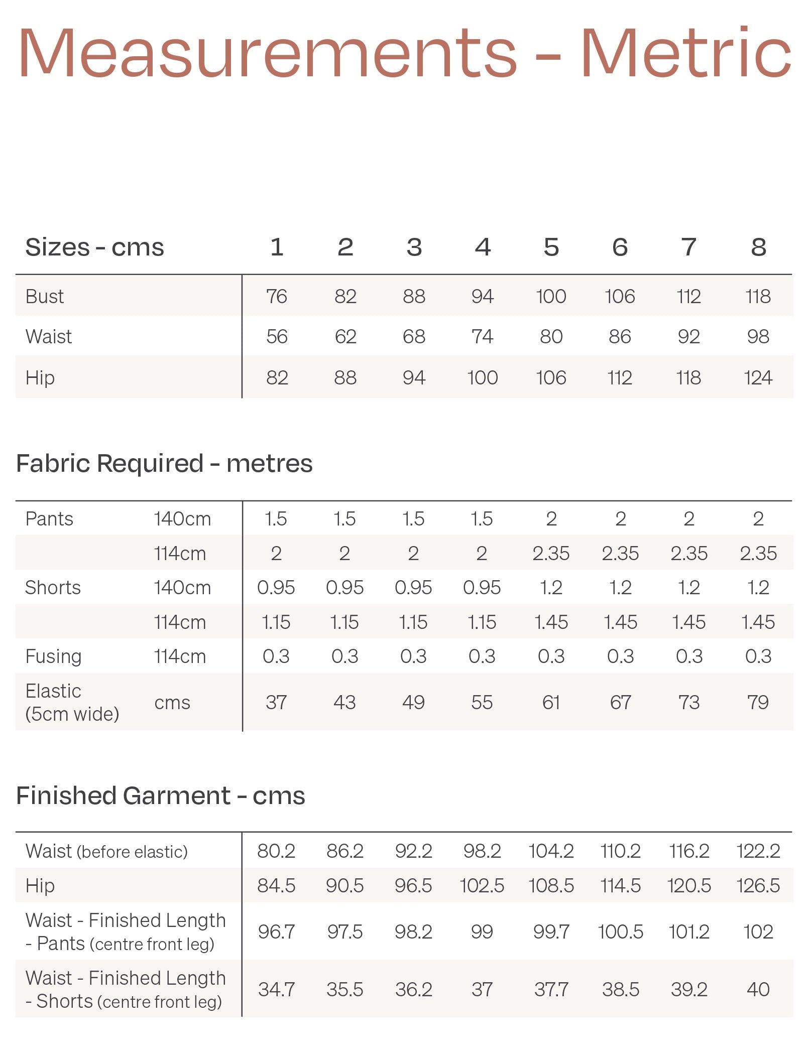 Papercut Patterns Palisade Pants and Shorts