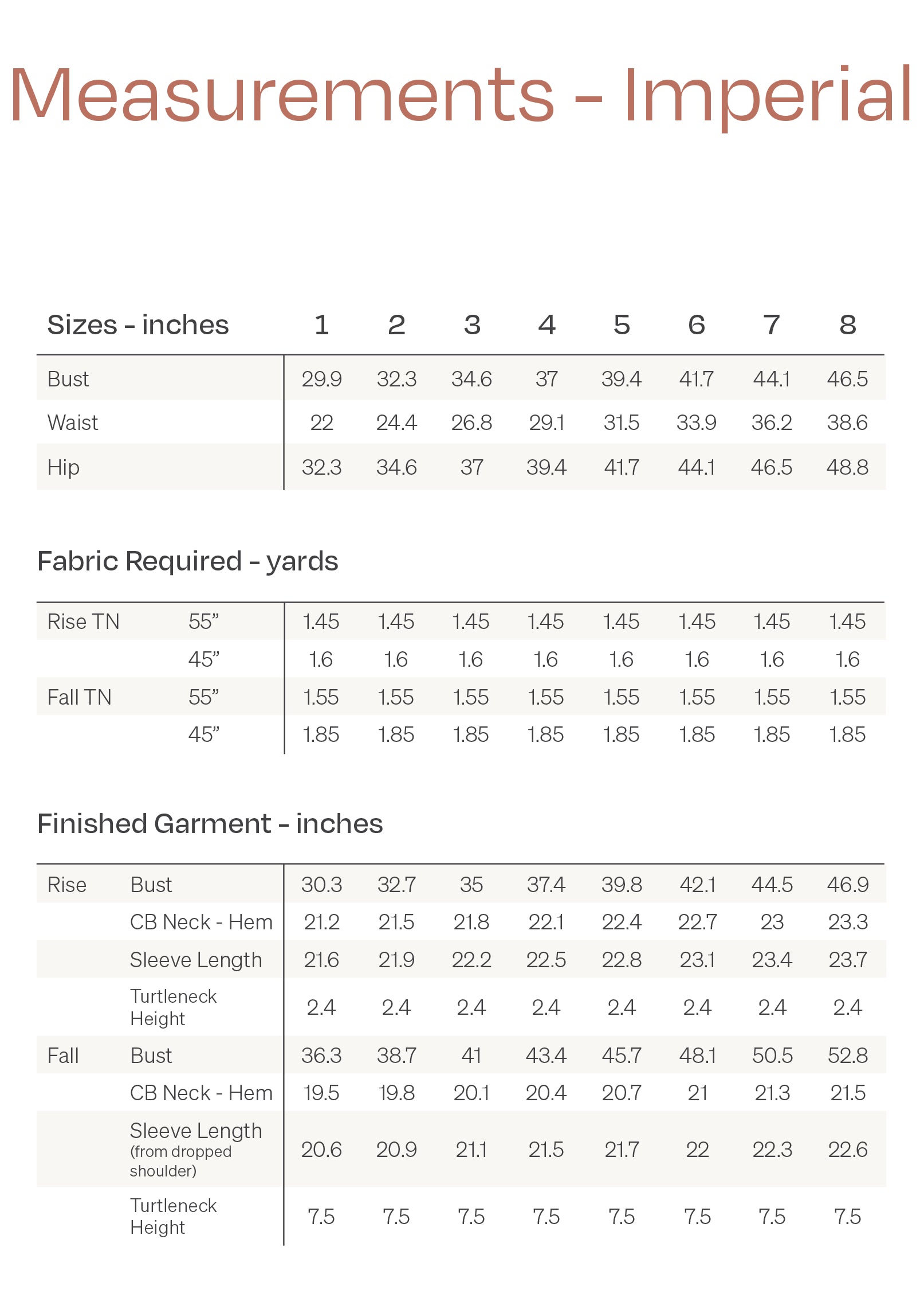 Papercut Patterns Rise and Fall Turtlenecks