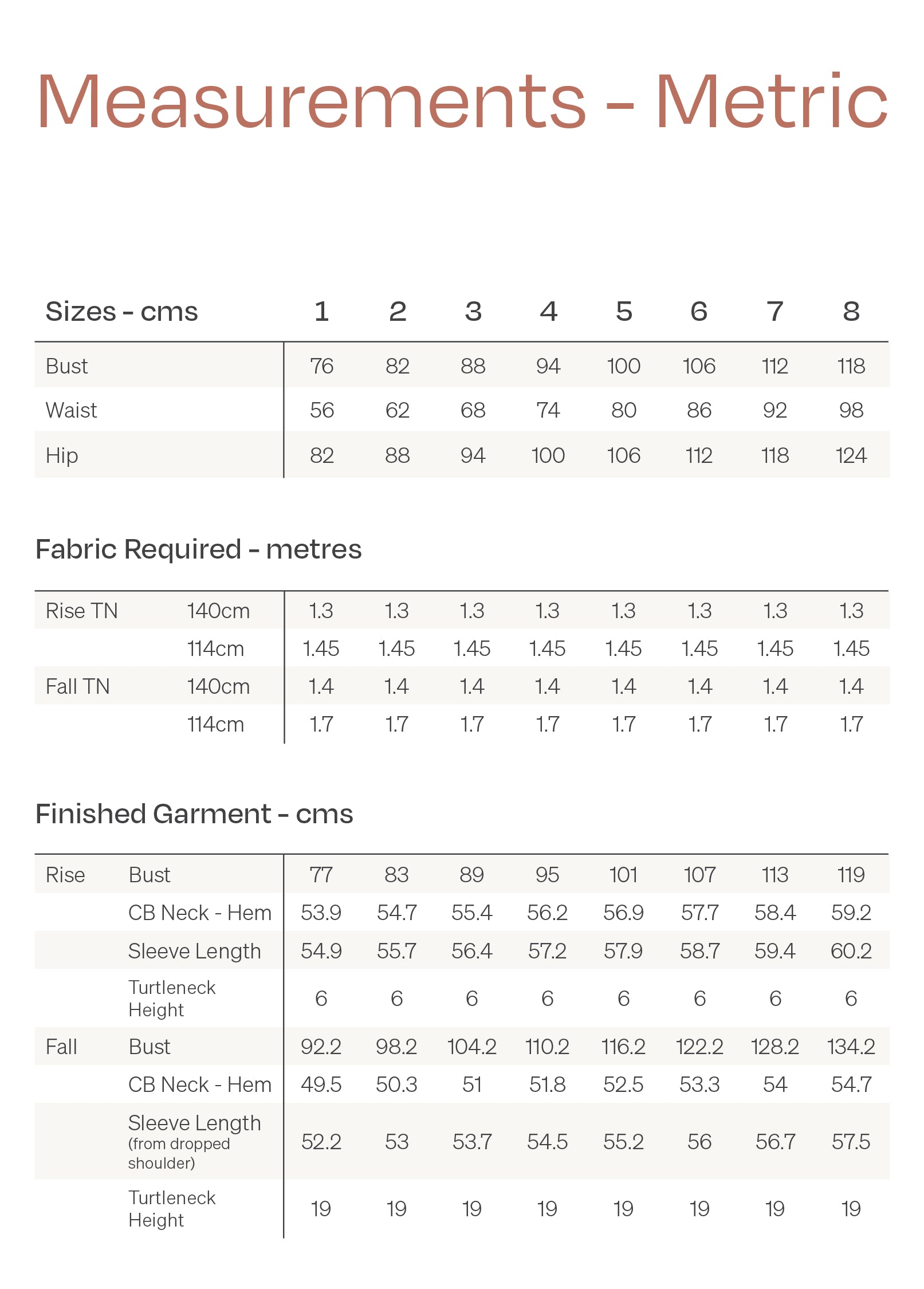 Papercut Patterns Rise and Fall Turtlenecks