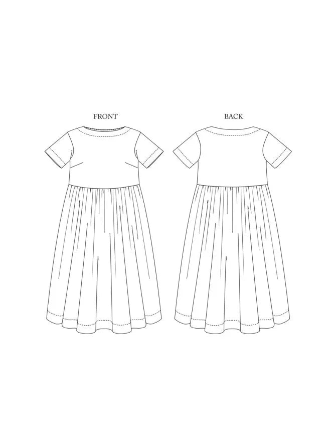 Merchant & Mills Factory Dress Boat Neck Addition