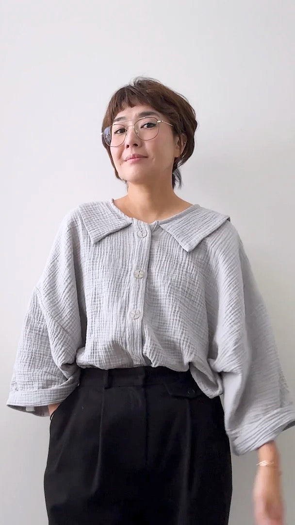 Sewing Therapy Faux Collar Shirt and Dress
