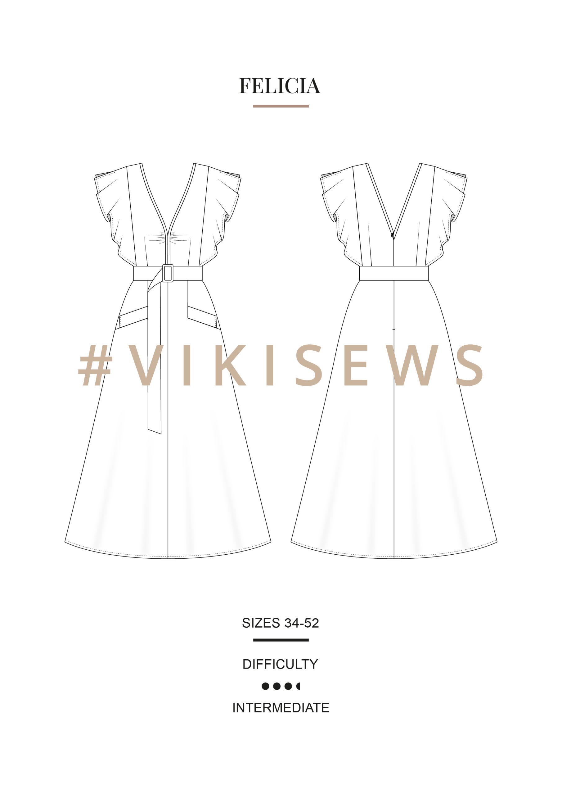 Vikisews Felicia Dress PDF