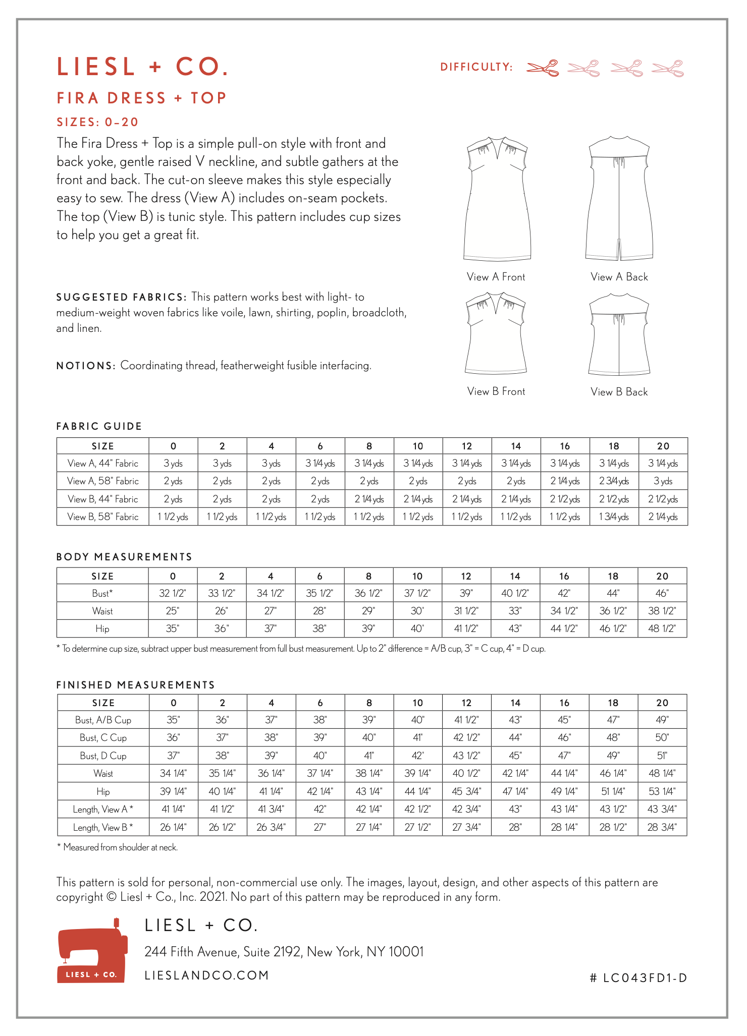 Liesl + Co Fira Dress and Top