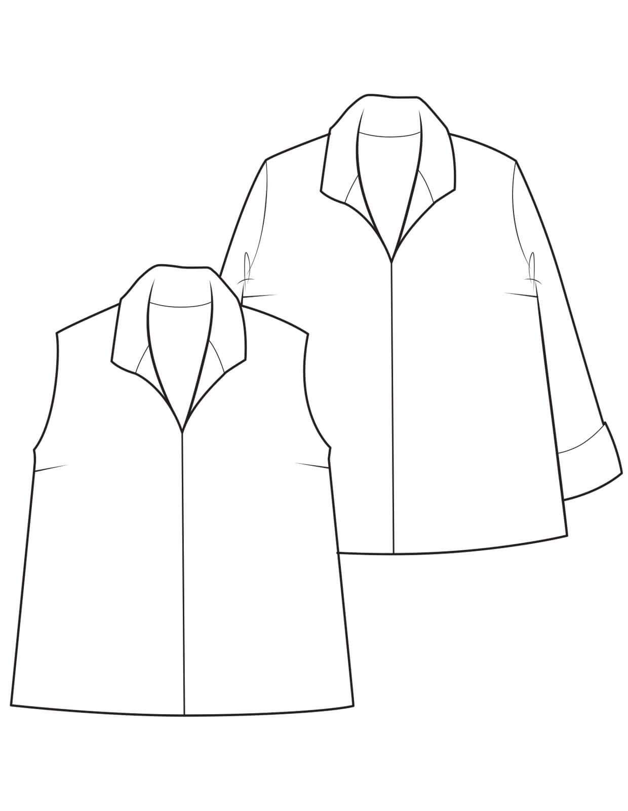 The Maker's Atelier Flared Shirt