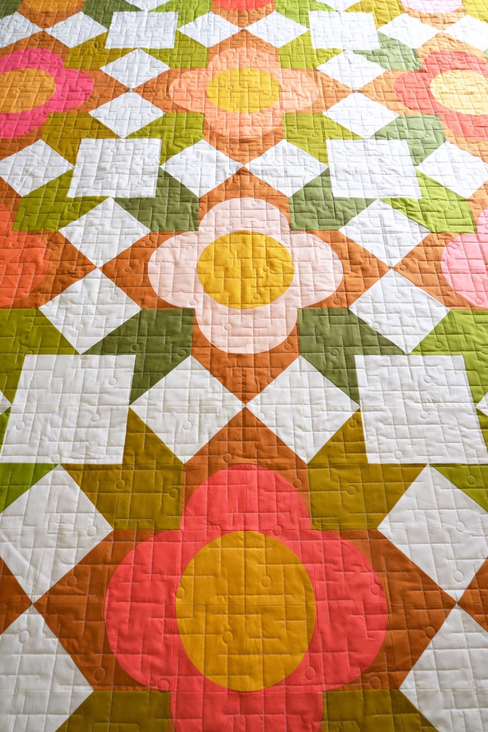 Modern Handcraft Flower Shop Quilt