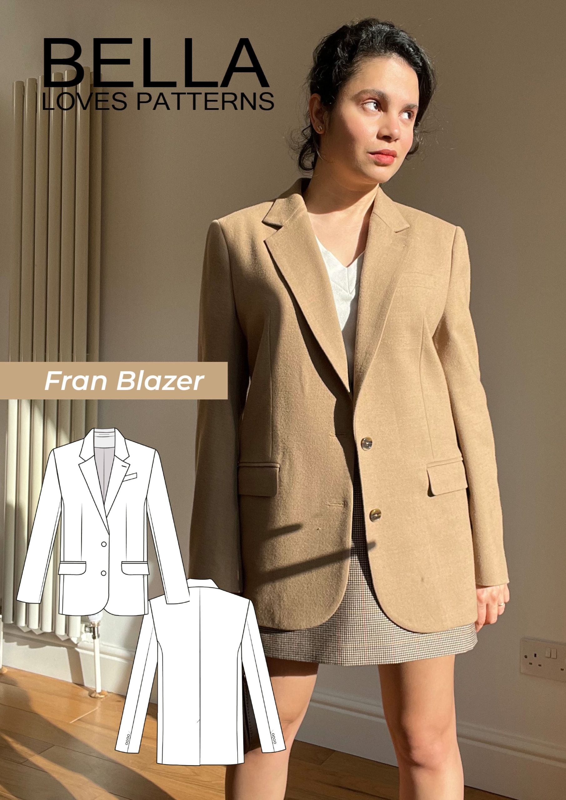 Bella Loves Patterns Fran Blazer