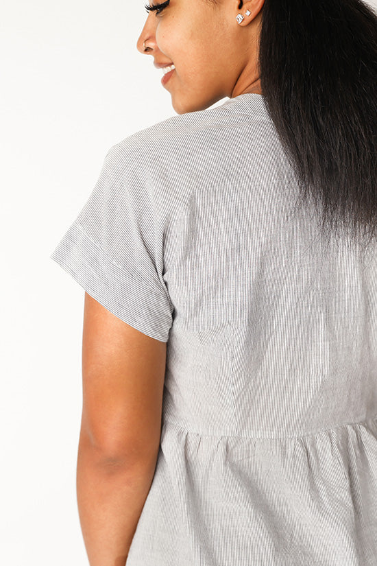 Chalk and Notch Fringe Dress and Blouse