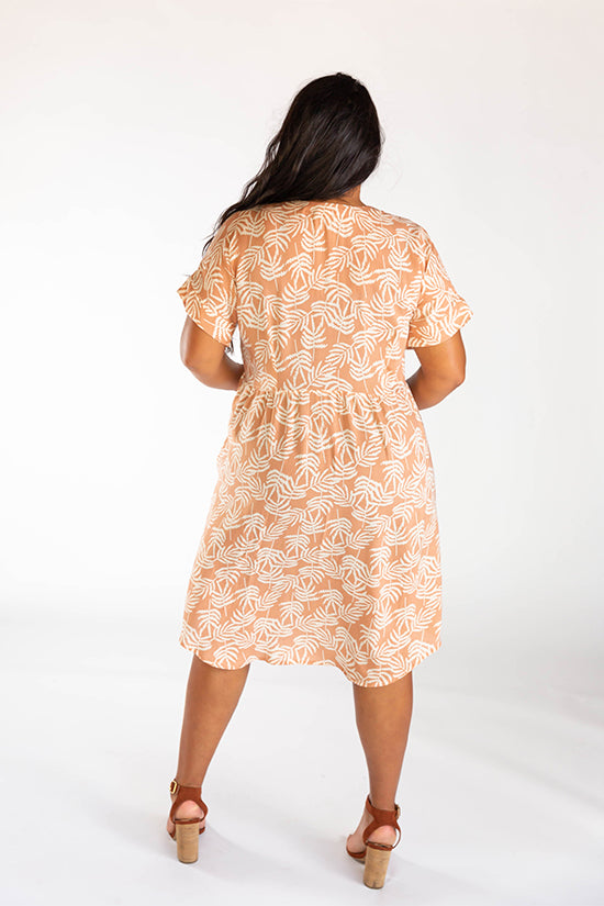 Chalk and Notch Fringe Dress and Blouse
