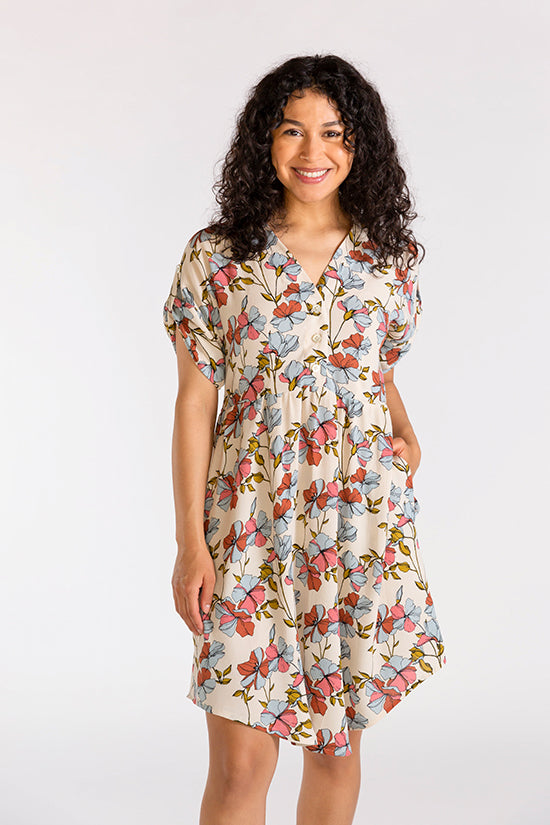 Chalk and Notch Fringe Dress and Blouse