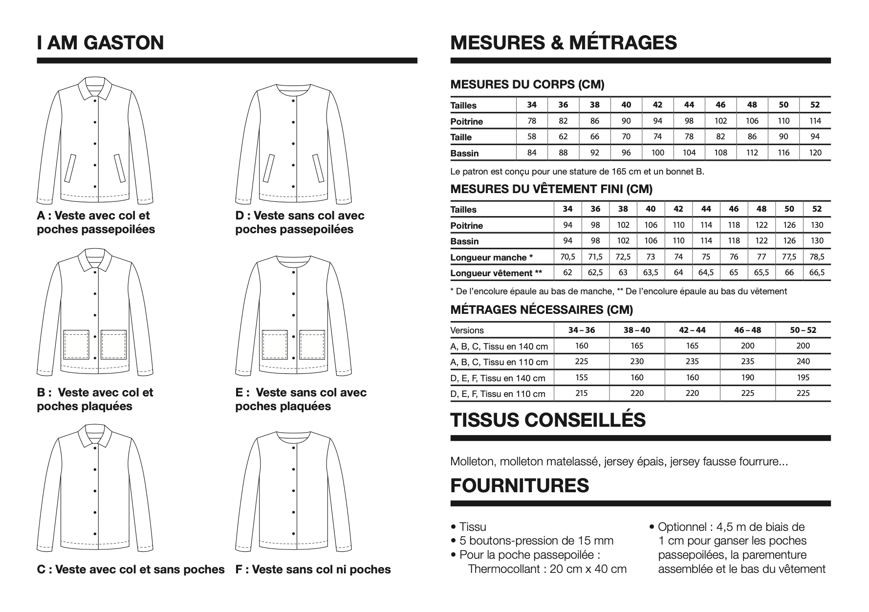 I AM Patterns Gaston Jacket