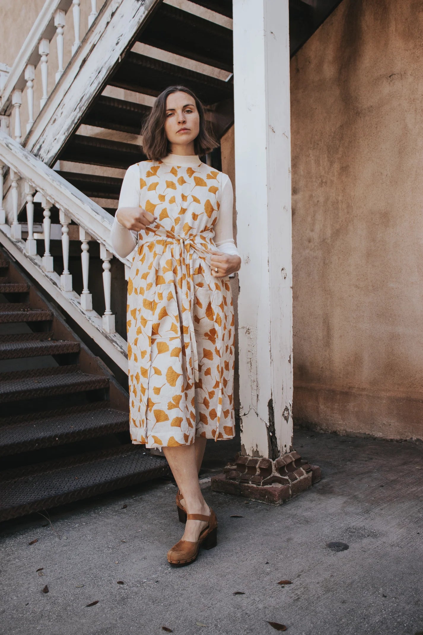 Madswick Ginkgo Pinafore