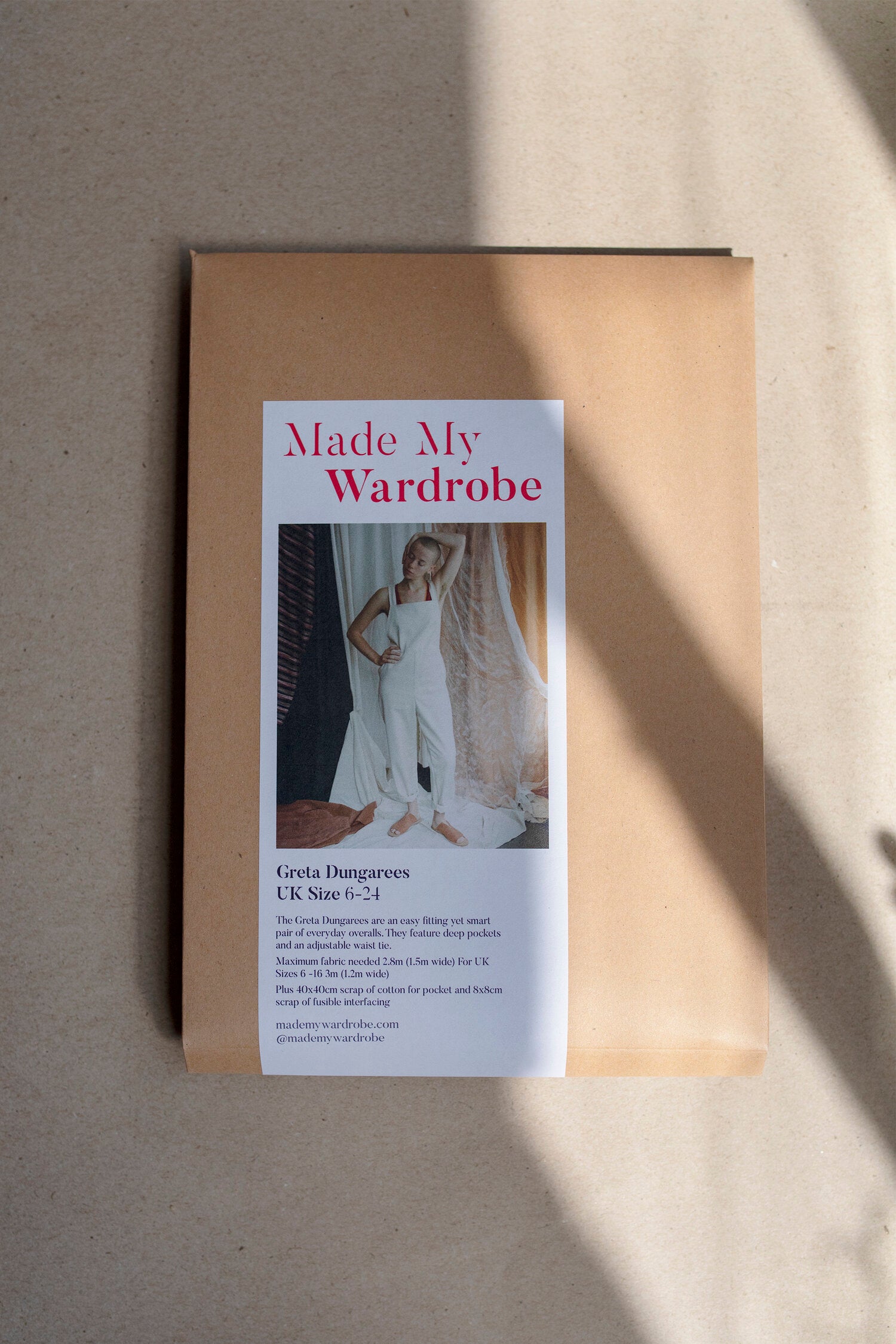 Made My Wardrobe Greta Dungarees