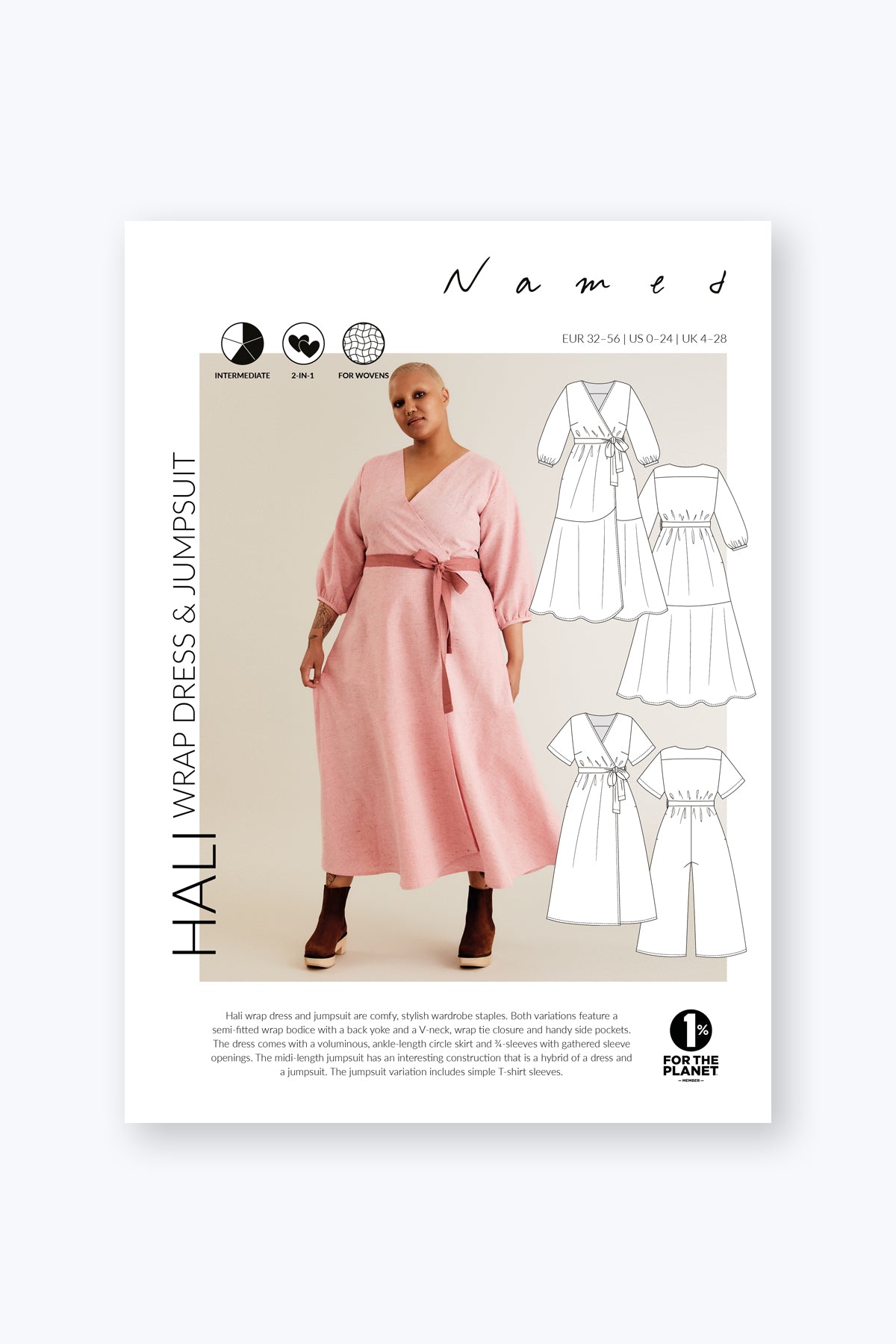 Named Hali Wrap Dress and Jumpsuit