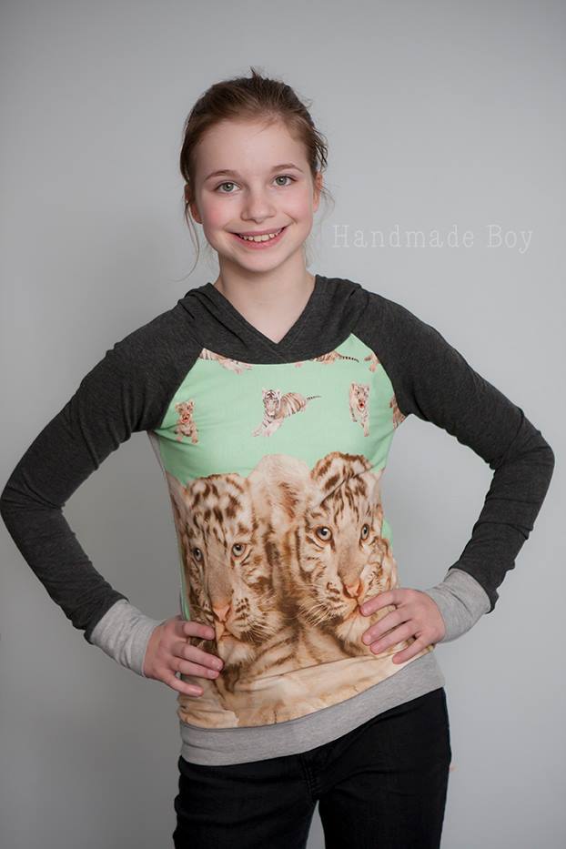 Hey June Handmade Child/Teen Camden Raglan Top