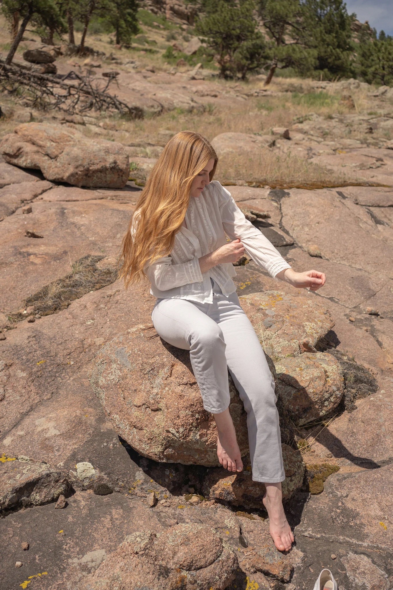 Anna Allen Helene Selvedge Jeans