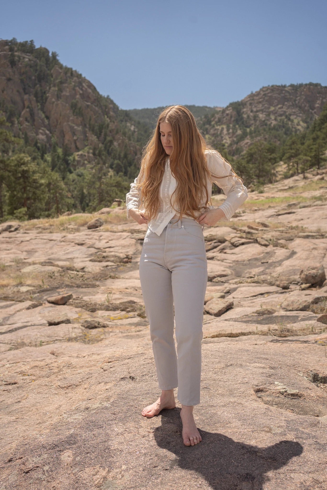 Anna Allen Helene Selvedge Jeans