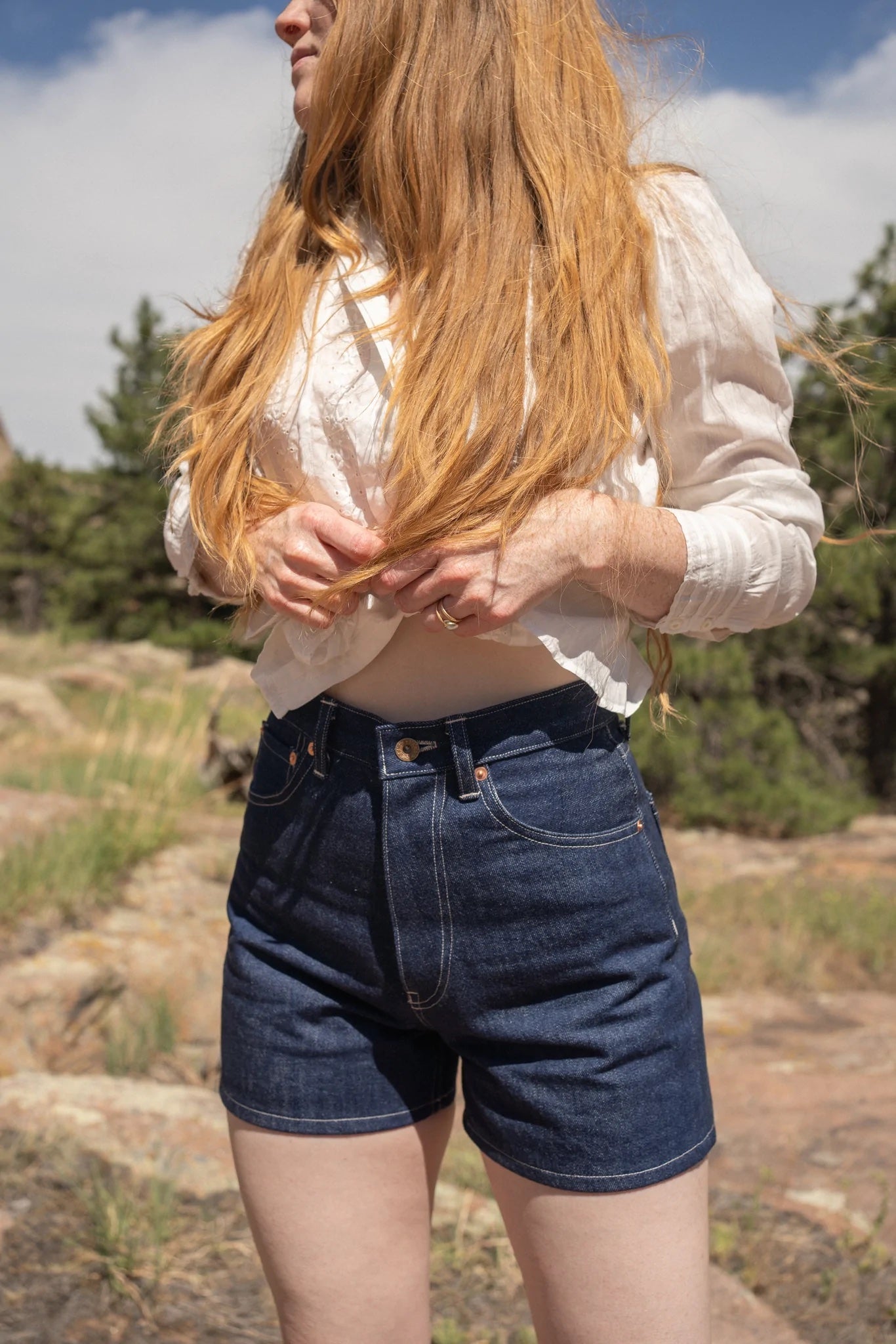 Anna Allen Helene Selvedge Jeans