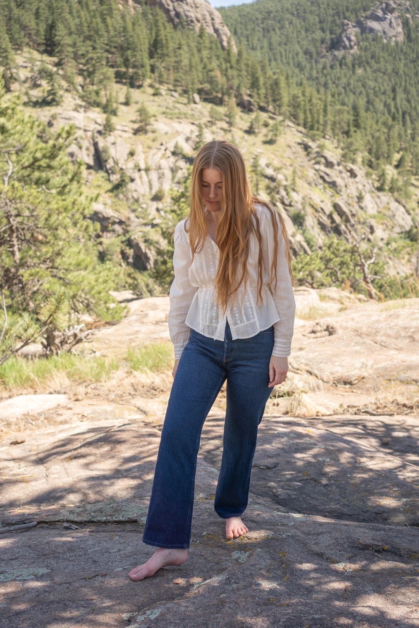 Anna Allen Helene Selvedge Jeans