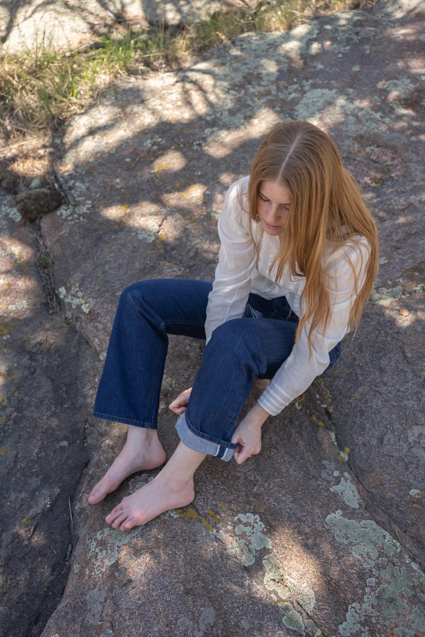 Anna Allen Helene Selvedge Jeans