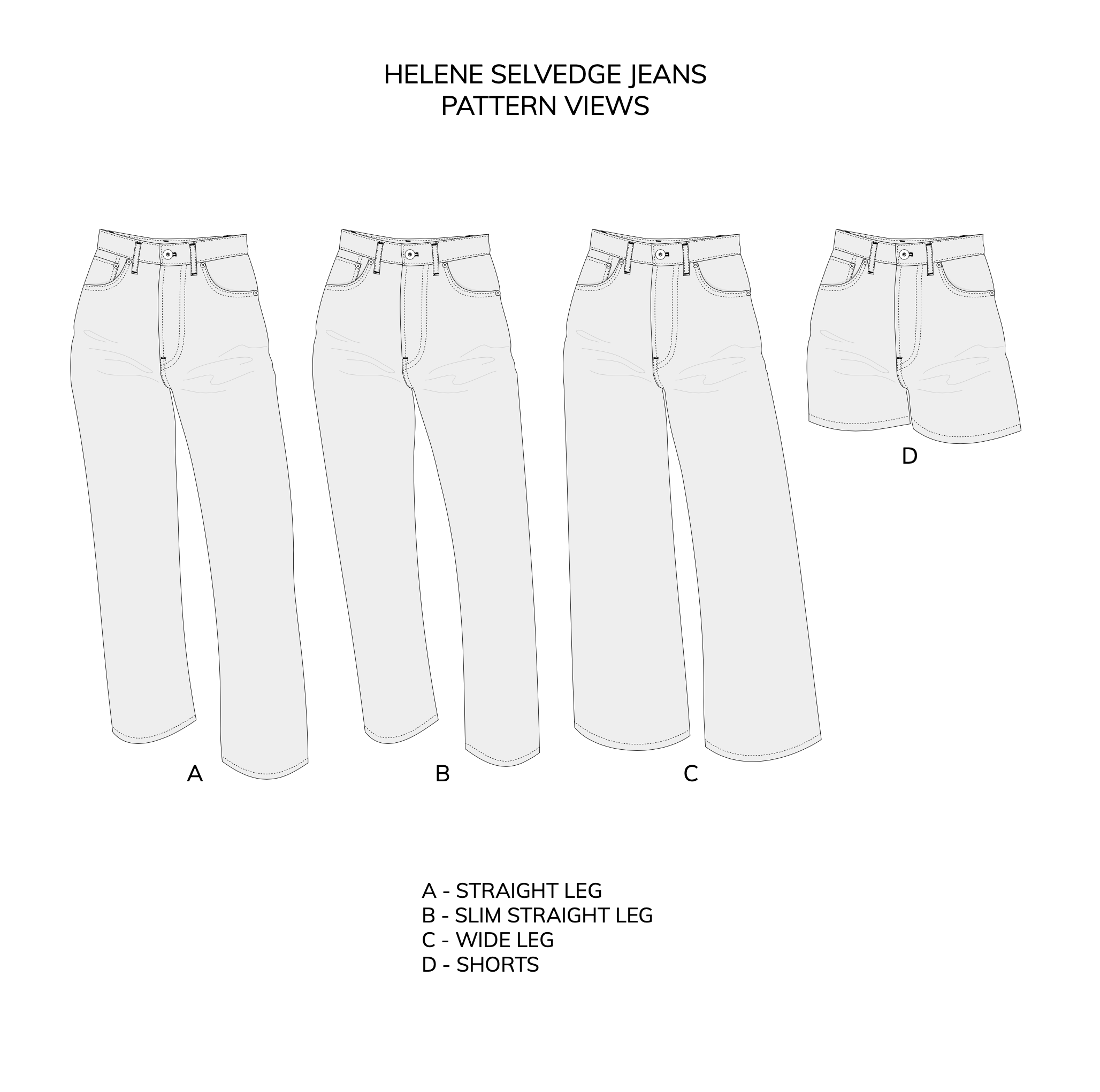 Anna Allen Helene Selvedge Jeans