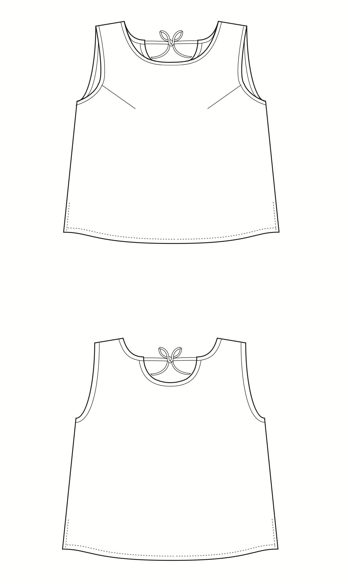 The Fold Line HELLO SAILOR Top (free)