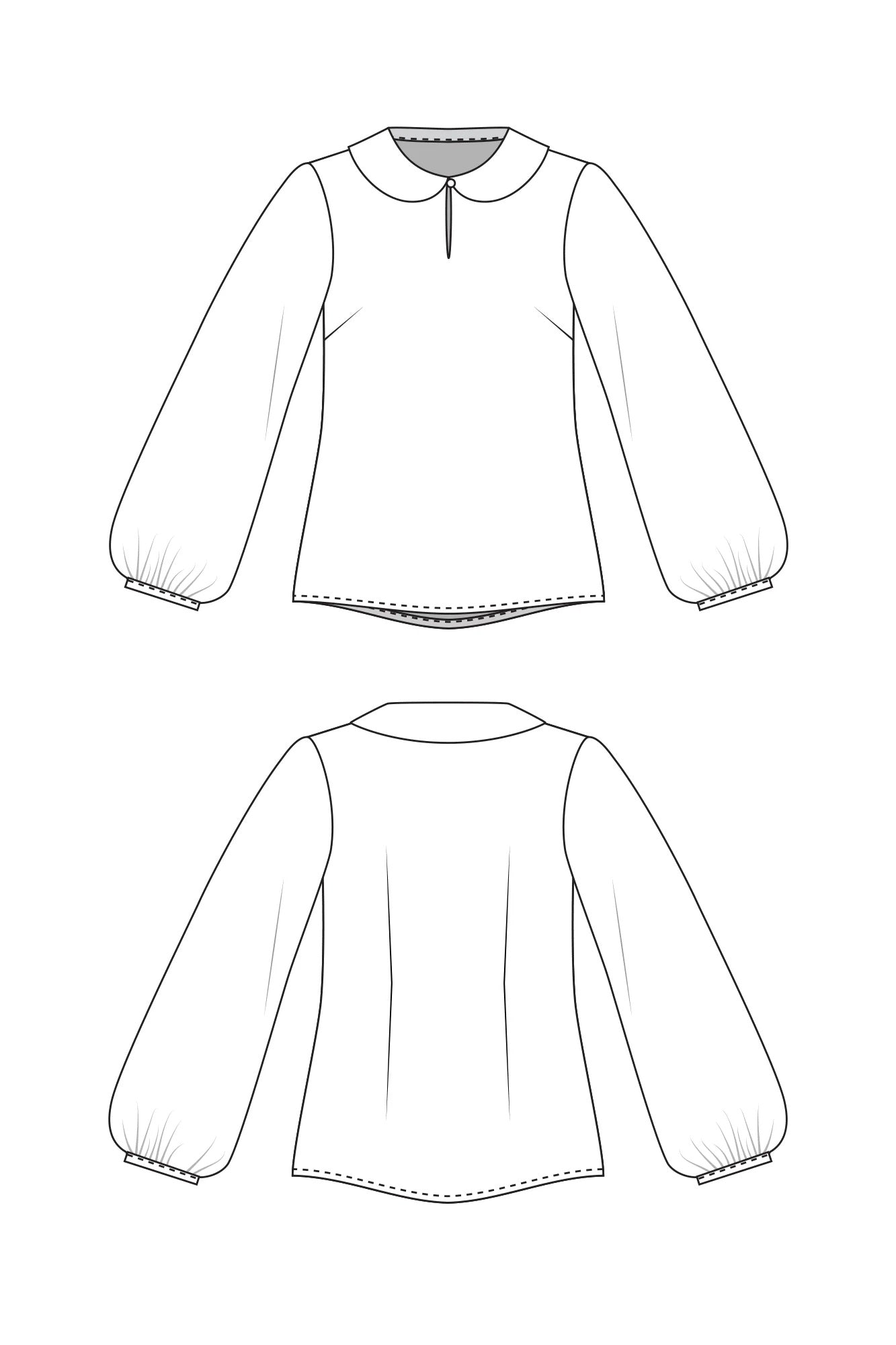 Forget-me-not Patterns Helmi Blouse