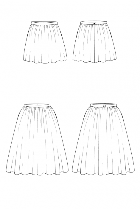 I AM Patterns Hestia Skirt