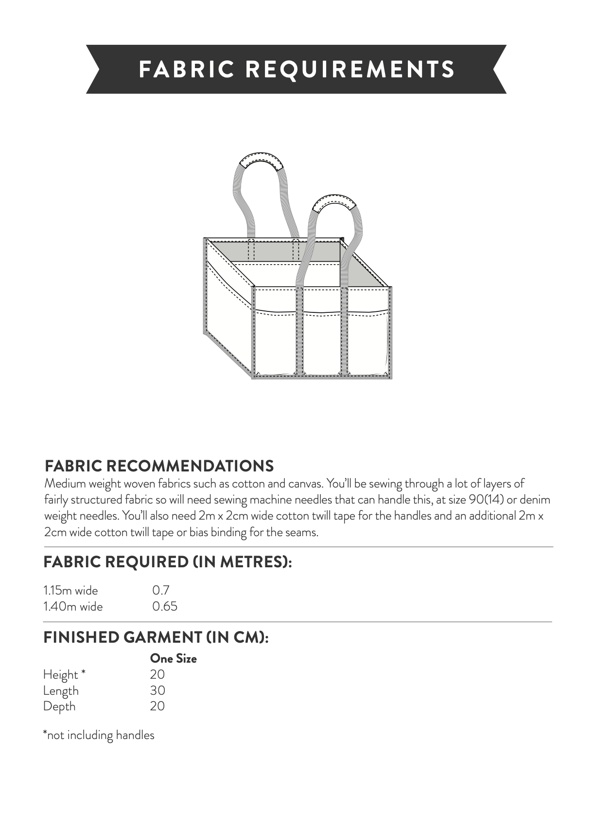 Sew Over It Hobby Bag