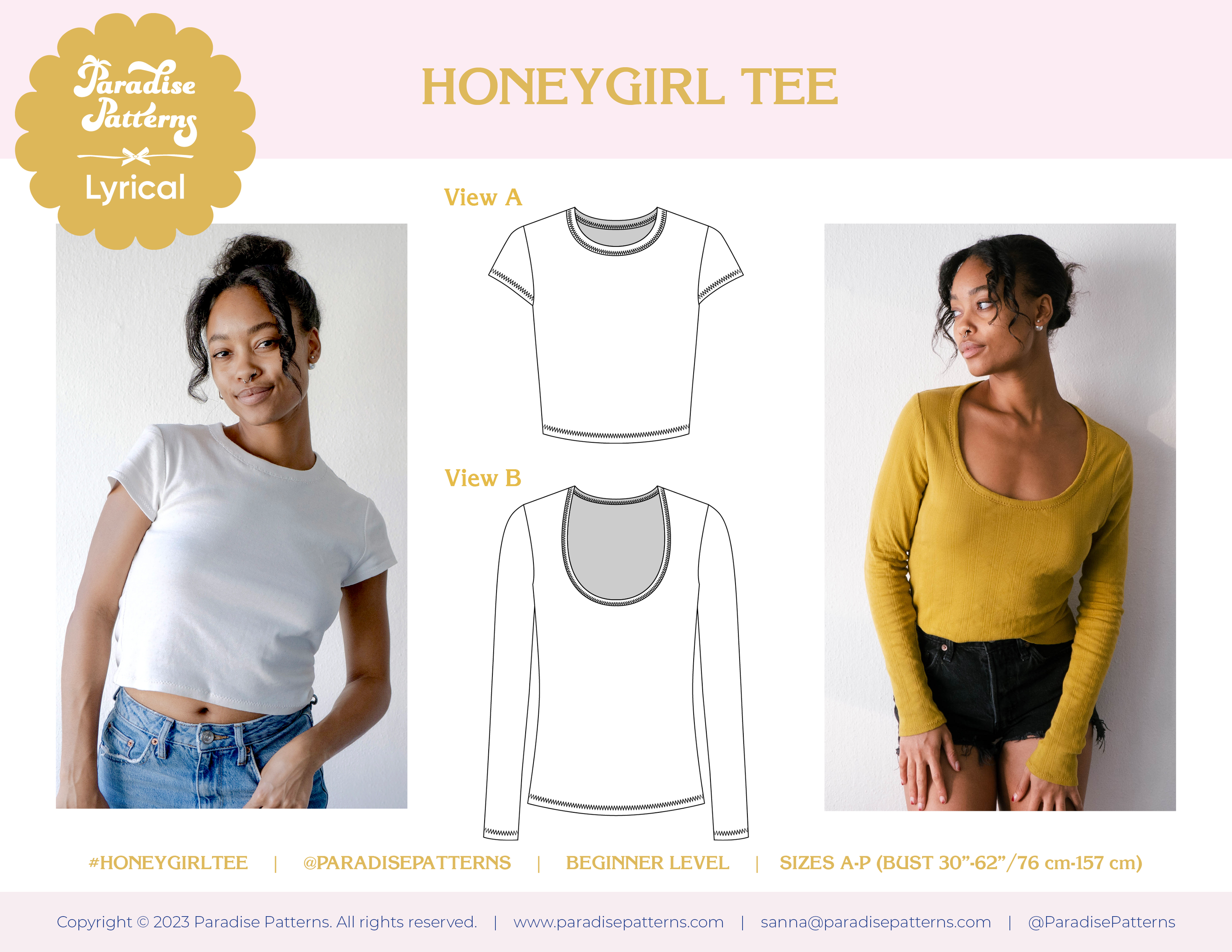 Paradise Patterns Honeygirl Tee